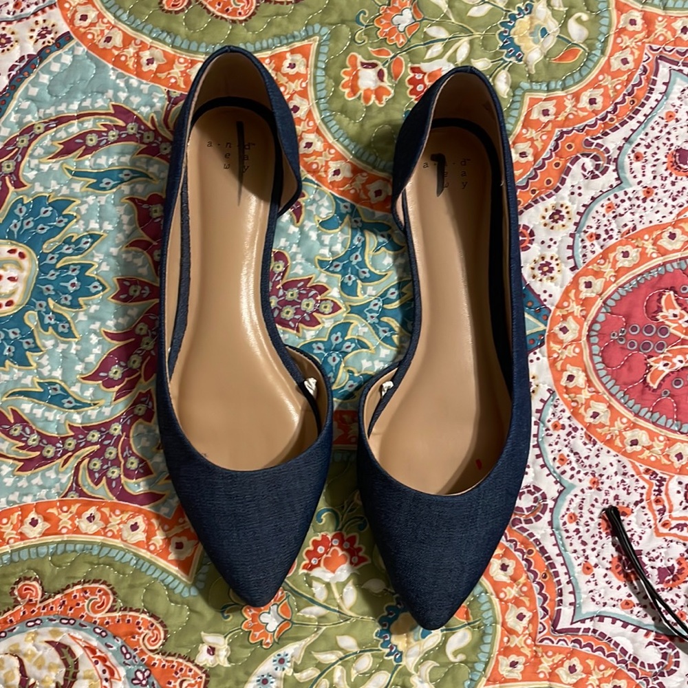 Blue flats